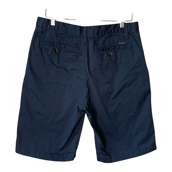 Eddie Bauer Men's Shorts Size 32 Steel Blue Classic Cotton Casual Golfing Chinos - Picture 7 of 15